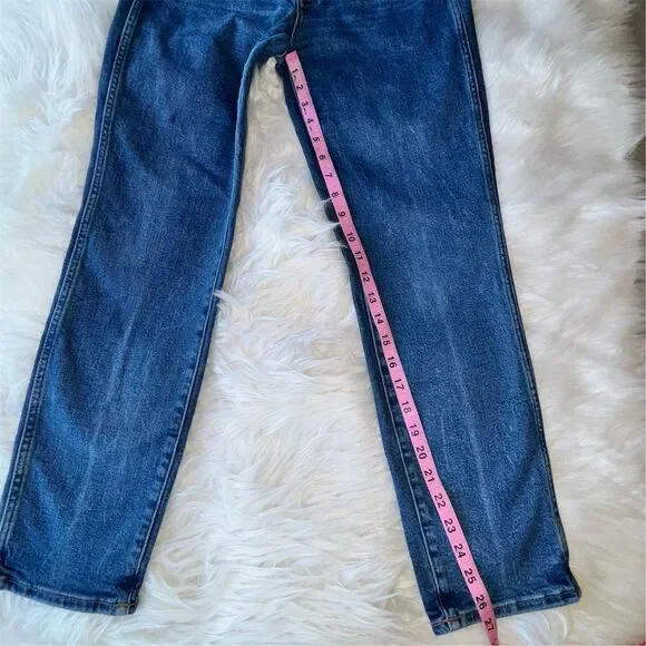 J.Crew Women's Vintage Slim Straight Blue Jeans Size 28 Re-Imagined Denim - Picture 8 of 11
